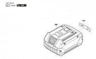 Bosch 2 607 337 069 GBA 18V Battery Pack Spare Parts